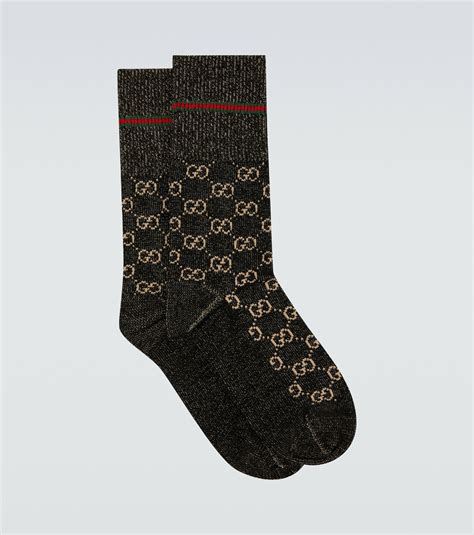 gucci gg logo socks|gucci thigh high socks.